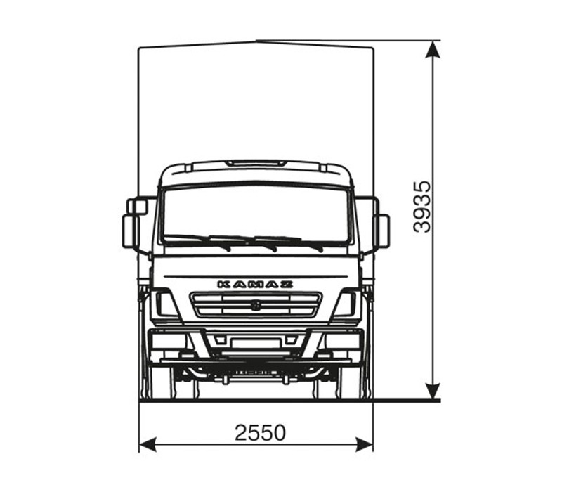 Бортовой автомобиль КамАЗ - 5308-6015-23(А4)