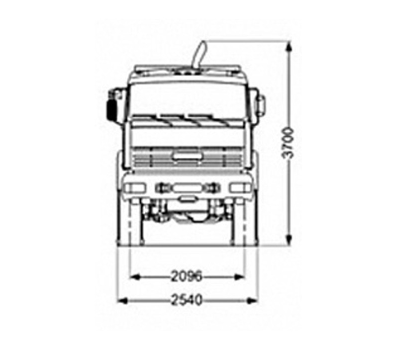 Бортовой автомобиль КамАЗ - 6560-6110-43